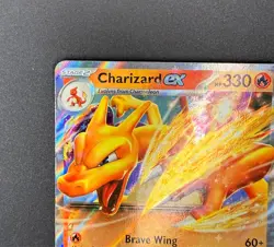 Charizard EX 161 Q2011 NM 2024 Pokemon Scarlet & Violet Black Star Promo Card TC - Image 2