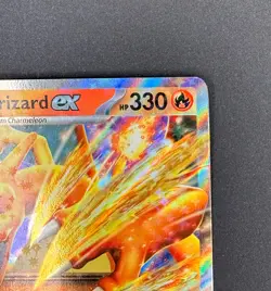 Charizard EX 161 Q2011 NM 2024 Pokemon Scarlet & Violet Black Star Promo Card TC - Image 3