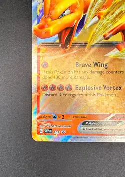Charizard EX 161 Q2011 NM 2024 Pokemon Scarlet & Violet Black Star Promo Card TC - Image 4