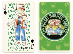 1996 Vintage Ash Ketchum Jack of Spades Japan Original Pokemon Playing Cards - Image 1