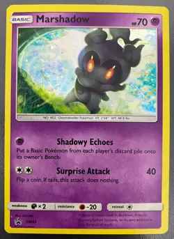 Marshadow SM93 Holo Sun & Moon Promo | HP | Pokemon Trading Card TCG - Image 1