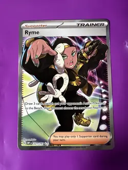 Ryme 221/197 Obsidian Flames Full Art Trainer Pokemon TCG Card NM - Image 1