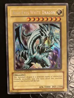 Blue-Eyes White Dragon BPT-003 2002 Collectors Tin Limited Ed Light/moderate - Image 1