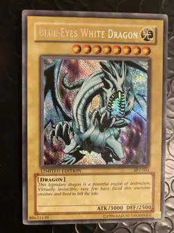 Blue-Eyes White Dragon BPT-003 2002 Collectors Tin Limited Ed Light/moderate - Image 2