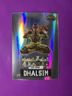 PSA Street Fighter 2 Promo Card Championship Magazine Vega Edition Dhalsim Card - Image 2