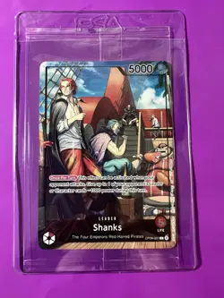 One Piece SHANKS OP09-001 - Promo Card PSA Limited Edition + Magazine Fast Ship! - Image 2