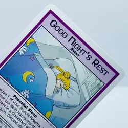 Sailor Moon CCG Premier Edition Good Night's Rest Event Trading Card - Image 3