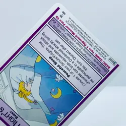 Sailor Moon CCG Premier Edition Good Night's Rest Event Trading Card - Image 4