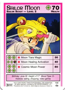 Sailor Moon CCG Premier Edition Sailor Moon Sailor Scout - Level 2 Trading Card - Image 1