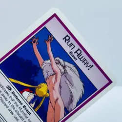 Sailor Moon CCG Premier Edition Event Run Away! Trading Card - Image 3