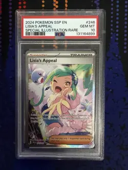 Pokemon TCG Lisia's Appeal Trainer Card 234/191 Surging Sparks - PSA 10 - Image 1