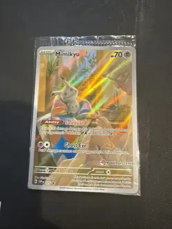 Pokemon Center Mimikyu Stamp Promo SVP075 Sealed Pokemon TCG Card - Image 1
