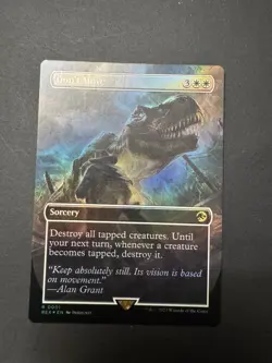 Don't Move R Borderless FOIL #1 | REX Jurassic World Collection | MTG - Image 3
