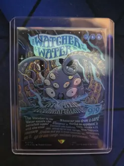Magic the Gathering Lord of the Rings Foil Poster the Watcher in the Water #0734 - Image 1