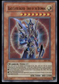 Yugioh Black Luster Soldier Envoy of the Beginning IOC-025 Ultra Rare Yugioh - Image 1