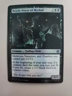 MTG Death-Priest of Myrkul Adventures in the Forgotten Realms 95/281 Foil Uncomm - Image 1