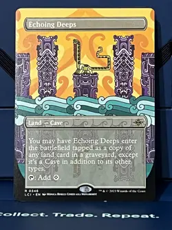 MTG Ixalan Echoing Deeps (Borderless) LCI NM - Image 1