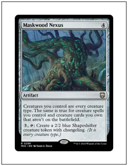 1x Maskwood Nexus, Modern Horizons 3 Commander, Magic MTG NM - Image 1