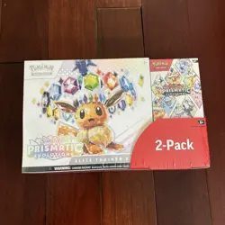 Pokemon Scarlet & Violet Prismatic Evolutions Costco Bundle 2-Pack NEW SEALED - Image 1