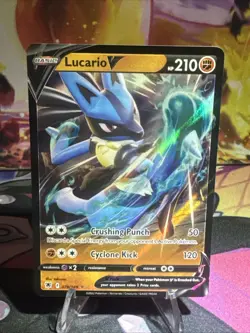 Pokemon TCG Lucario V Sword & Shield - Astral Radiance 078/189 Holo Ultra Rare - Image 1