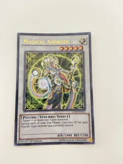Yugioh Ultra Rare 1st Edition Magical Android LC5D-EN232 - Image 1