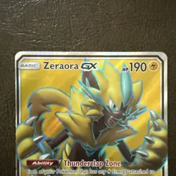 Zeraora GX 201/214 Full Art Ultra Rare Holo Pokemon 2018 SM Lost Thunder NM - Image 2