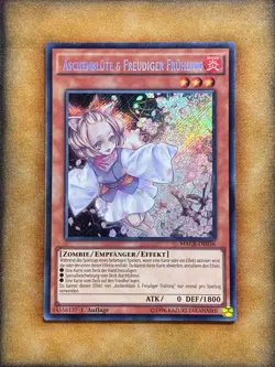 Yugioh Ash Blossom & Joyous Spring MACR-EN036 MACR-DE036 Secret 1st Ed GERMAN LP - Image 1