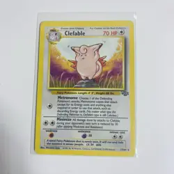 Clefable 17/64 Jungle Non-holo Rare Pokemon Vintage WoTc 1999 TCG LP - Image 1