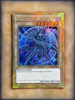 Yugioh Dark Magician MVP1-ENGV3 Gold Secret Rare Limited Edition NM - Image 1