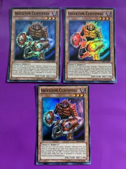 YUGIOH INZEKTOR CENTIPEDE AP01-EN007 SUPER X3 (Near Mint to Lightly Played) - Image 1