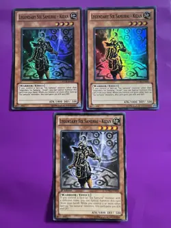 YUGIOH LEGENDARY SIX SAMURAI KIZAN STOR-EN020/SDWA-EN016 SUPER x2 COMMON x1 (LP) - Image 1