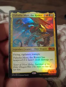 Palladia-Mors, the Ruiner Magic Card M19 Holographic 219/280 - Image 1