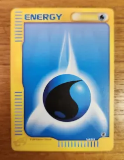 Water Energy Pokemon Card, Expedition Set 165/165 - Image 1