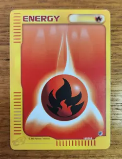 Fire Energy Pokemon Cards, Expedition Set 161/165 - Image 1