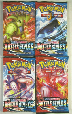 Pokemon SWSH Battle Styles Booster Pack - 10 Cards / Pack - Random Art - SEALED - Image 1