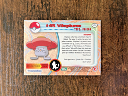 #45 Vileplume - Pokemon Topps Card - Green Logo - Image 2