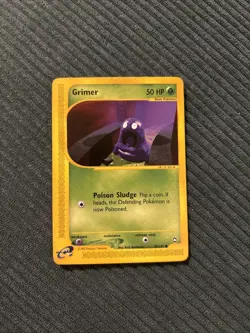 Pokemon TCG Grimer 79/147 Aquapolis E-Series Common Card - Image 1