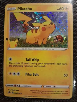 Pikachu SWSH039 SWSH: Sword & Shield Promo Cards Holo - Image 1