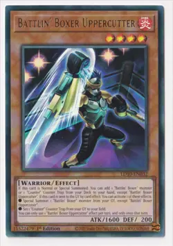 Battlin' Boxer Uppercutter Yu-Gi-Oh! LD10-EN032 1st Ultra Rare - Image 1