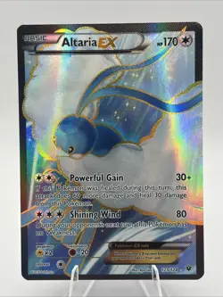 Altaria EX Full Art Fates Collide 123/124 2016 Vintage Rare Pokemon Card MP Holo - Image 1