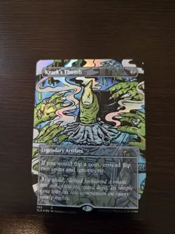 1x Krark's Thumb (383) - Foil - Reversible Borderless - Secret Lair - NM-Mint! - Image 2