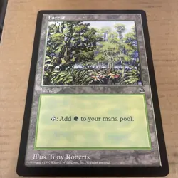 MTG Arena Oversized Basic Lands Full Set of 5 Rare Promo Swamp Island Forest - Image 2