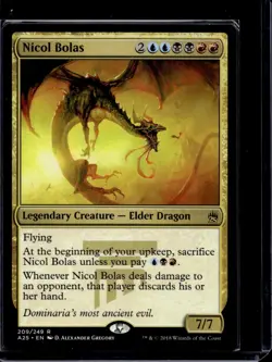 Nicol Bolas X1 M25 NM MTG - Image 1