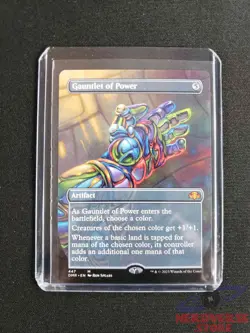 Gauntlet of Power #447 Borderless MtG Dominaria Remastered M - Image 1