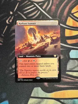 Radiant Summit Commander: Edge of Eternities Extended Art Rare - Image 1