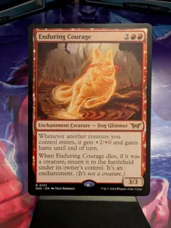 Enduring Courage Duskmourn: House of Horror Regular NM - Image 1