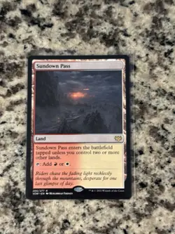 MTG Magic the Gathering Sundown Pass (266/596) Innistrad Crimson Vow LP - Image 1