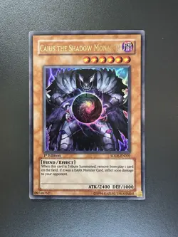 Caius Shadow Monarch SDDE-EN001 Ultra Rare 1st Edition NM YuGiOh - Image 1