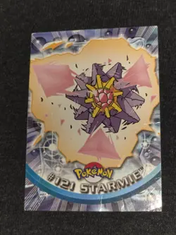 Lp #121 Starmie - Topps TV Animation Series 3 - Pokemon Card 2000 Blue Logo - Image 1