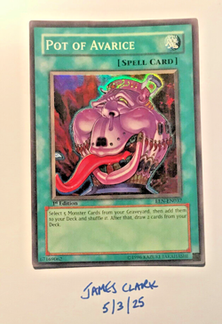 Pot of Avarice [1st Edition] EEN-EN037 Super Rare YuGiOh Elemental Energy - Image 1